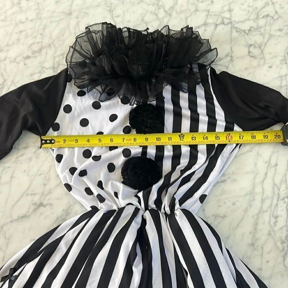 Scary Clown Halloween Costume women's size Small/Medium - Picture 3 of 9